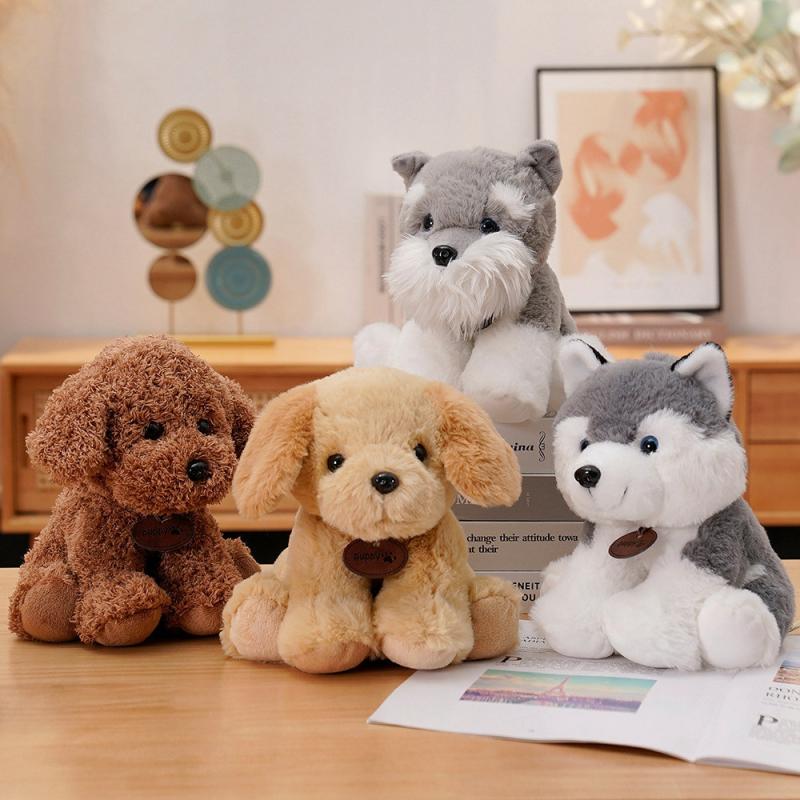 Câine De Pluș Golden Retriever, Schnauzer, Husky, Teddy Mic, Jucărie De Pluș Pentru Copii, Păpușă De Confort, Cadou.  |  Jucărie De Pluș Pentru Copii Jucărie De Pluș Pentru Copii Jucărie De Pluș Pentru Copii