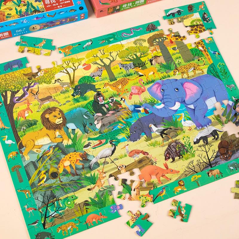 Puzzle În Trepte Pentru Copii, Jocuri Educative Cu Dinozauri, Animale, Lei Și Tigri, Pentru Băieți Și Fete Cu Vârsta De Peste 6 Ani, Ideale Pentru 8-10 Ani.  |  Jucării De Animație Pentru Copii Jucării De Animație Pentru Copii Jucării De Animație Pentru Copii