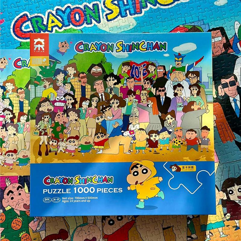 Vinlaa Puzzle Cu 1000 De Piese, Versiune Oficială A Desenului Animat “Crayon Shin-Chan”, Pentru Adulți, Ilustrații Terapeutice, Reducerea Stresului, Distracție Pentru Copii, Cadou Ideal.  |  Jucării De Animație Pentru Copii Jucării De Animație Pentru Copii Jucării De Animație Pentru Copii